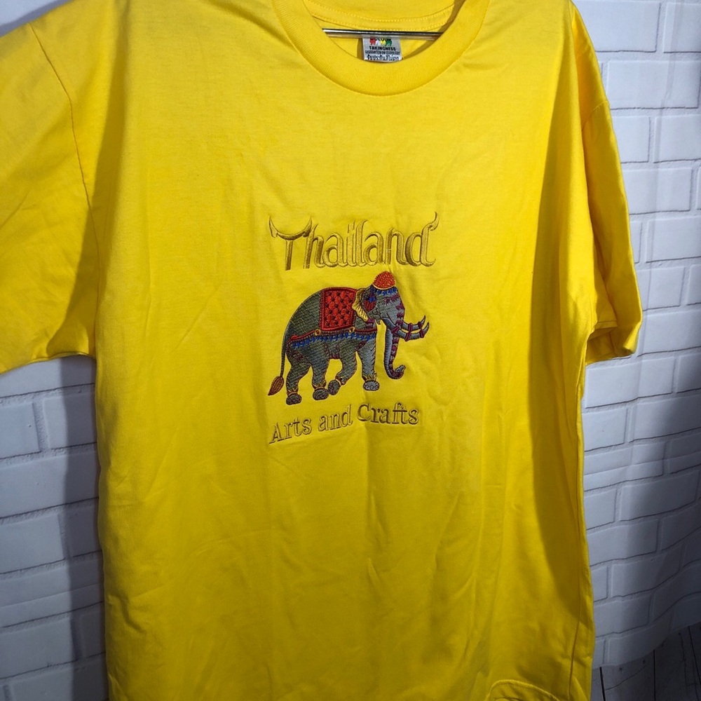 Yellow Elephant Graphic Kids T-Shirt